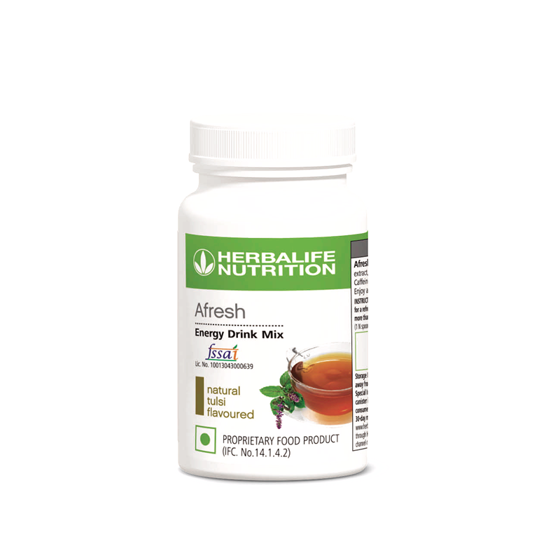 Herbalife Afresh Energy Drink Mix Tulsi