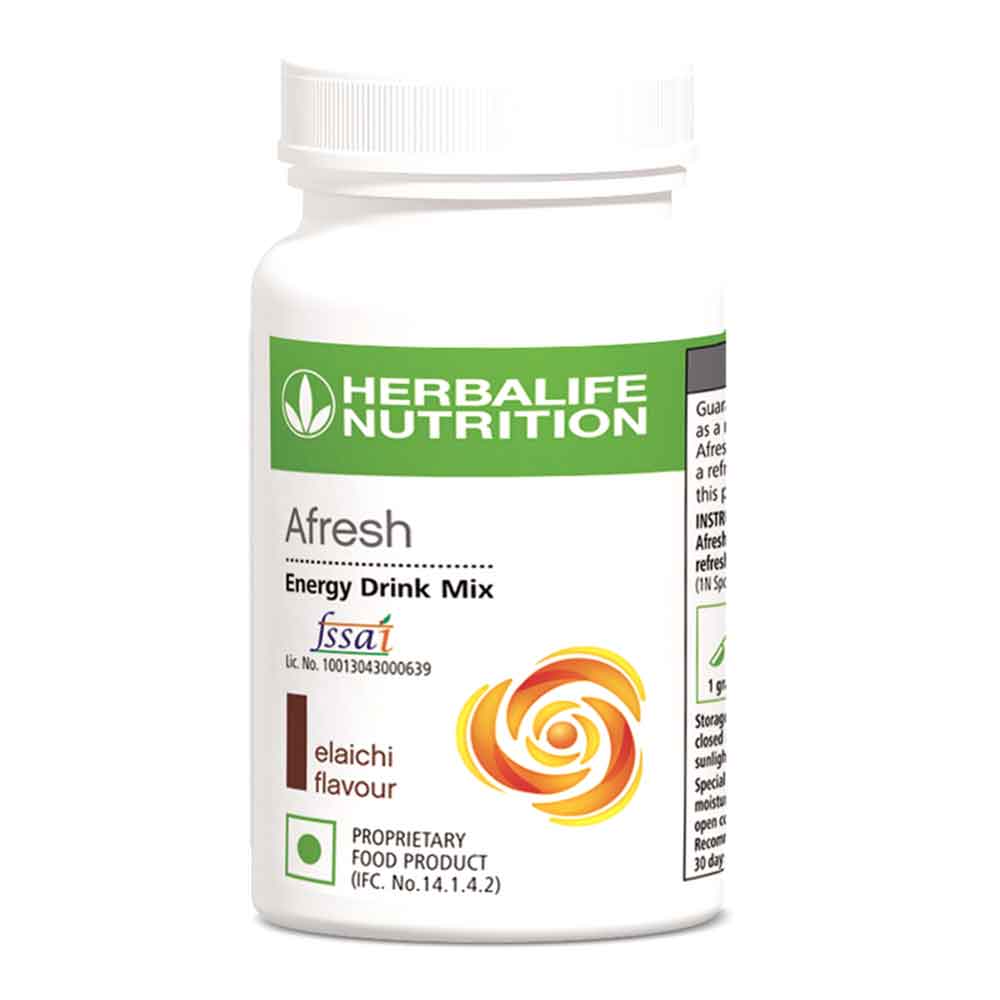 Herbalife Afresh Energy Drink Mix Elaichi