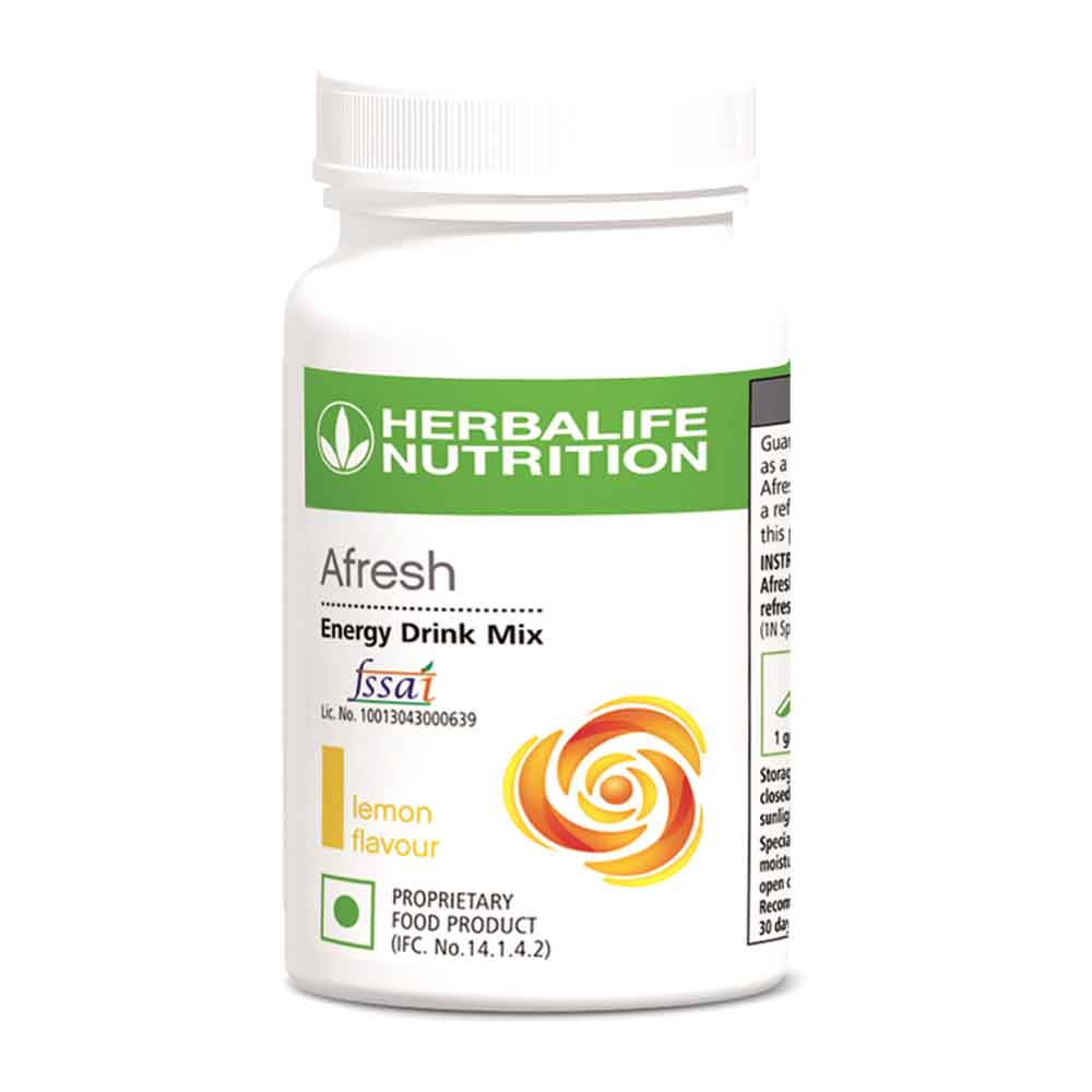 Herbalife Afresh Energy Drink Mix Lemon