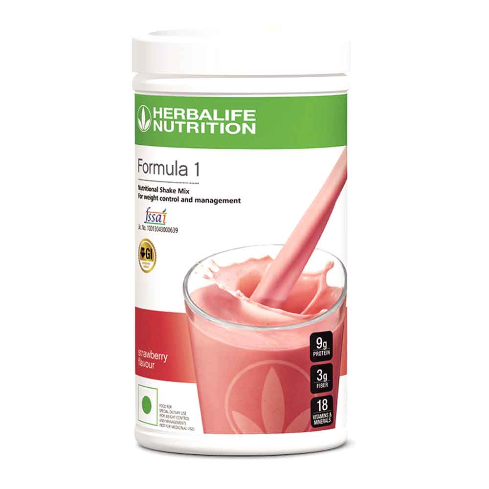 Herbalife Formula 1 Nutritional Shake Mix Strawberry