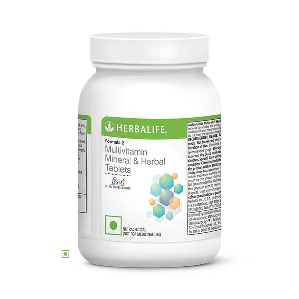 Herbalife Formula 2 Multivitamin Mineral And Herbal Tablets